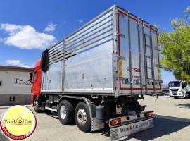 RIF.1205 DAF XF 105.510 – 2011 – 3 ASSI – CASSONE RIBALTABILE TRILATERALE IN ACCIAIO INOX (2019) CON