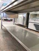 TAVOLO NEUTRO INOX CON RIPIANO USATO 