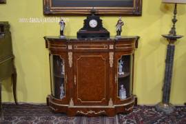Credenza mezzo giro stile Napoleone III a tre ante