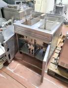 FRIGGITRICE INOX A GAS 2 VASCHE USATA 