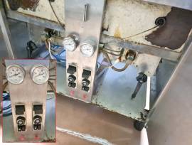 FRIGGITRICE INOX A GAS 2 VASCHE USATA 