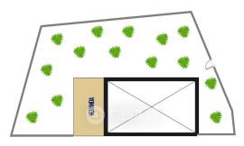 CASA  INDIPENDENTE A CESANO BOSCONE  300 MQ. SU + LIVELLI   OLTRE  A  450 Mq.  DI GIARDINO  E  BOX  