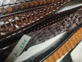 Cinture Guinzagli, Intrecciati- VERA Pelle