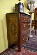 Cassettiera intarsiata stile Napoleone III
