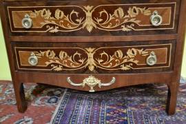 Cassettiera intarsiata stile Napoleone III