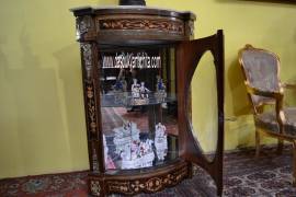 Servante angoliera intarsiata stile Napoleone III