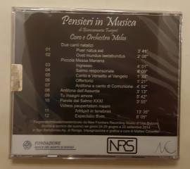 Cd Pensieri in musica di Biancamaria Furgeri Coro e Orchestra Melos nuovo con cellophane Cd Pensieri in musica di Biancamaria Furgeri Coro e Orchestra Melos nuovo con cellophane