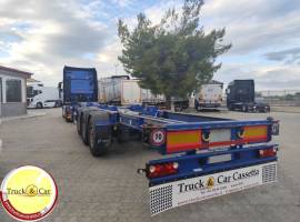 RIF.1221 SEMIRIMORCHIO TECNOKAR – 2019 – PORTACONTAINERS 20-30-40-45 PIEDI – TELAIO ALLUNGABILE