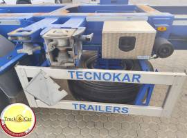 RIF.1221 SEMIRIMORCHIO TECNOKAR – 2019 – PORTACONTAINERS 20-30-40-45 PIEDI – TELAIO ALLUNGABILE