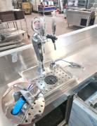 STRUTTURA BANCO E RETRO INOX BAR USATI  