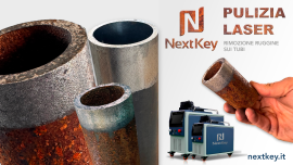 Tecnologia laser NextKey: alternativa alla sabbiatura Tecnologia laser NextKey: alternativa alla sabbiatura