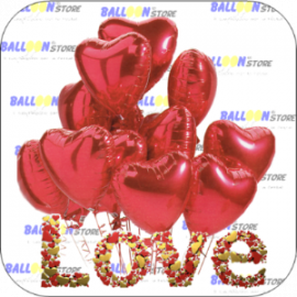 San Valentino decorazioni e idee regalo. Palloncini, peluches, cuori,... balloonstore