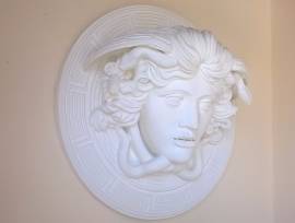 Medusa scultura greca di diametro 60 cm 