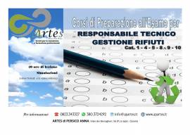 PREPARAZIONE ALL’ ESAME DI RESPONSABILE TECNICO GESTIONE RIFIUTI