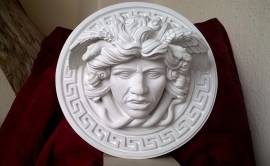 Il mito di Medusa, scultura con diametro di 23 cm 