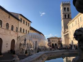 Cupola geodetica per eventi fiere spettacoli