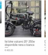 Fat bike vulcano 20 250 w