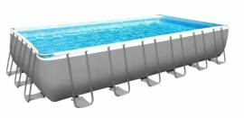 Piscina INTEX 28362 Ultraframe Rettangolare 732X366X132 + POMPA + SCALETTA