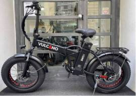 fat bike vulcano 20° 250w disponibile nera o bianca