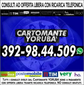 YORUBA' legge i Tarocchi telefonicamente