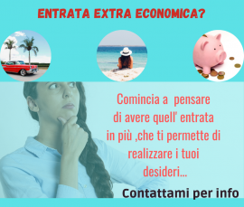 CREA LA TUA ENTRATA EXTRA IN MODO FACILE E VELOCE