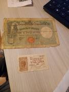 banconote da 1 - 5 - 10 e 50 lire