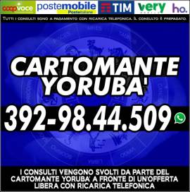 YORUBA' effettua consulti di Cartomanzia con lettura dei Tarocchi