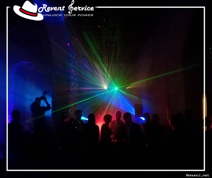 Service audio e luci per eventi, feste e matrimoni