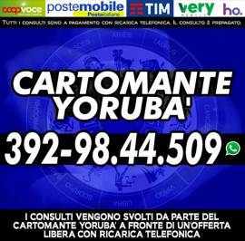 Alta Qualità, Basso Costo: il Cartomante YORUBA' - Consulti telefonici di Cartomanzia