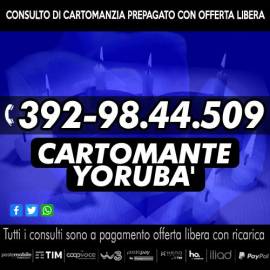 Fuga tutti i tuoi dubbi con 1 consulto di Cartomanzia: il Cartomante YORUBA'