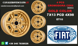 Cromodora CD66 7x13  ORO 4x98 Fiat 124 128 X1/9