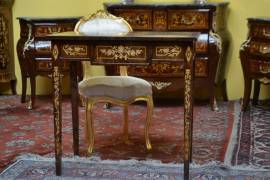 Scrittoio-tavolino intarsiato cm. 80 stile Luigi XVI
