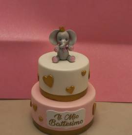 TORTA SCENOGRAFICA BATTESIMO BIMBA