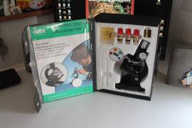 Microscopio Ingrandimenti 100x 200x 300x - con valigetta  bambini vintage