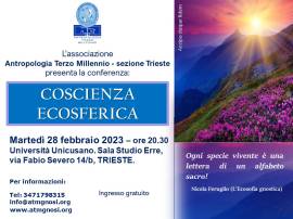 "LA COSCIENZA ECOSFERICA" (conferenza A.T.M. a Trieste)