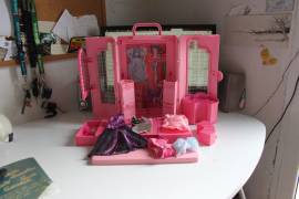 CASA BAMBOLE ARMADIO VALIGIA BARBIE MATTEL VINTAGE 1989