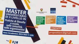 Master di II livello in Pratiche di Filosofia a scuola, nelle comunità, nelle organizzazioni