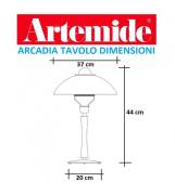 Lampada ARTEMIDE Arcadia originale anni 90
