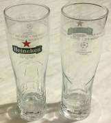 SET 6 BICCHIERI BIRRA HEINEKEN CHAMPIONS LEAGUE CL.20X6 NUOVO CON SCATOLA 