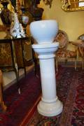 Colonna con vaso fioriera vintage firmato Pippo Cetona