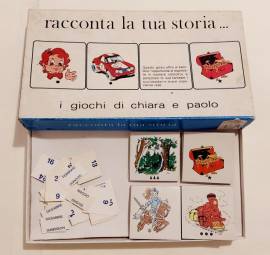 RARO GIOCO "RACCONTA LA TUA STORIA"... I GIOCHI DI CHIARA E PAOLO ANNI '70 COMPLETO 