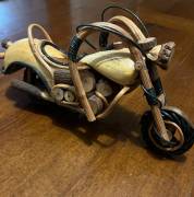 Modellino Harley legno 