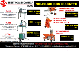 Macchine edili a noleggio con riscatto