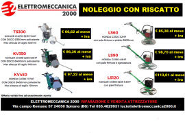 Macchine edili a noleggio con riscatto