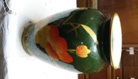 Grande vaso verde, in ceramica – Vintage