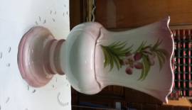 Grande vaso color rosa antico, in ceramica - Vintage
