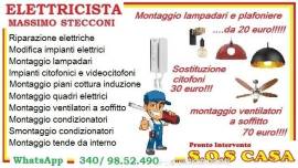 Montaggio ventilatore a soffitto Roma Spinaceto 