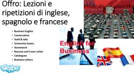 Offresi ripetizioni e lezioni di inglese, spagnolo, e francese