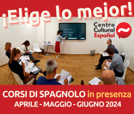 Corsi di spagnolo a Torino: principianti - APRILE-MAGGIO-GIUGNO 2024