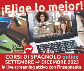Corso di spagnolo ONLINE: principianti - SETTEMBRE-DICEMBRE 2025